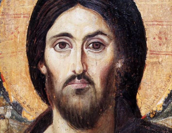 Господь Христос Вседержитель (Пантократор) - 6 век, Синай