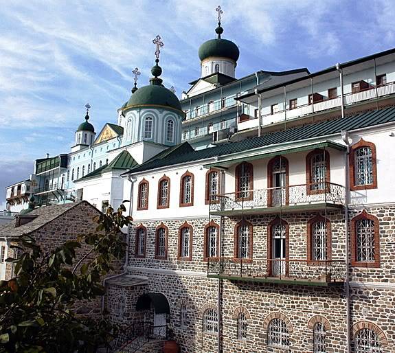 Святая Гора Афон. Русскитй Свято-Пантелеимонов монастырь